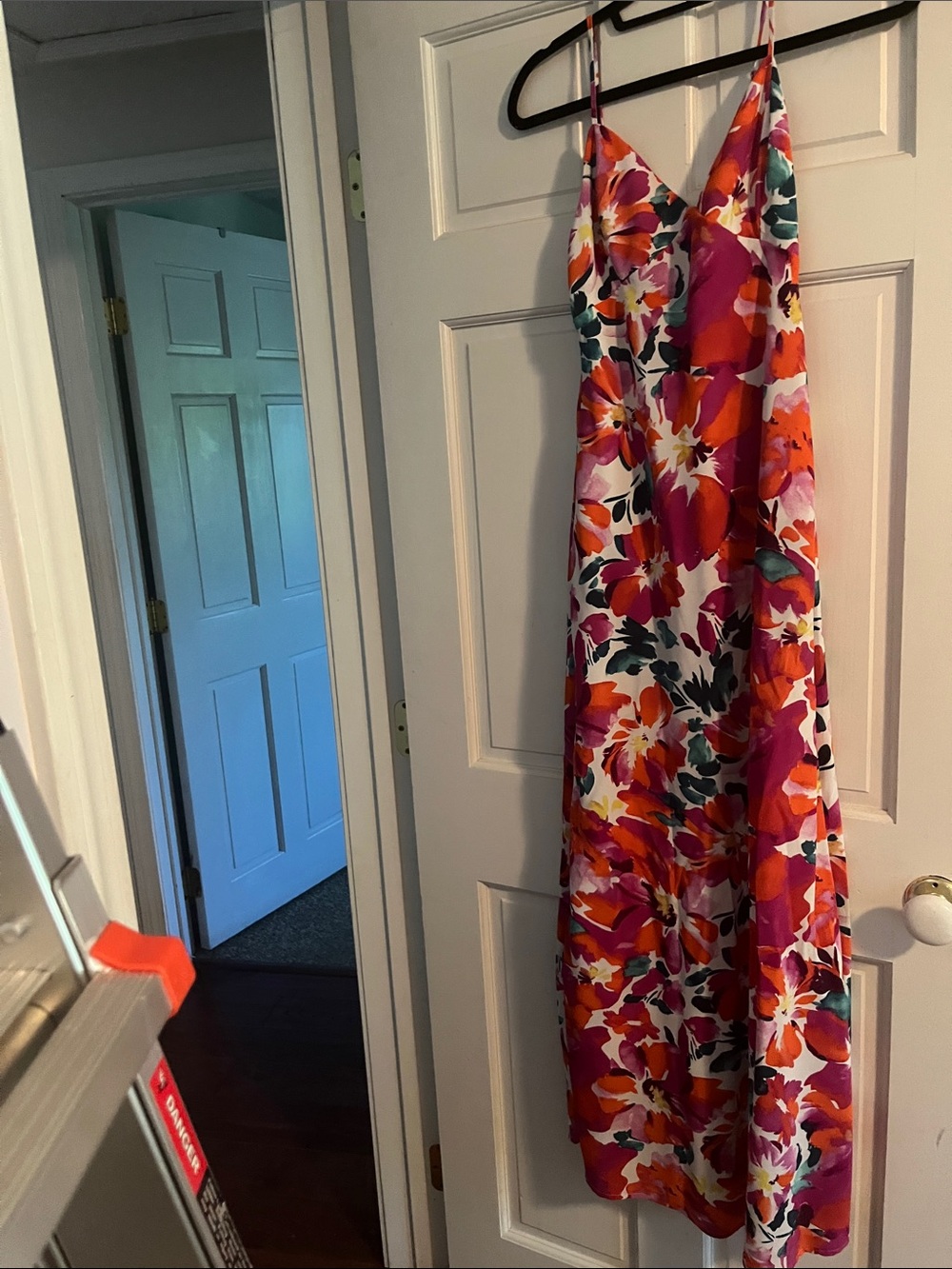 Vici Floral Maxi Dress in Pink, Orange, White & Green